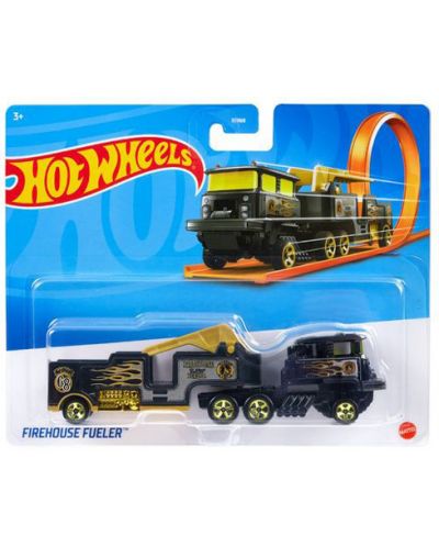 Камионче Hot Wheels Track Stars - Firehouse fueler - 1